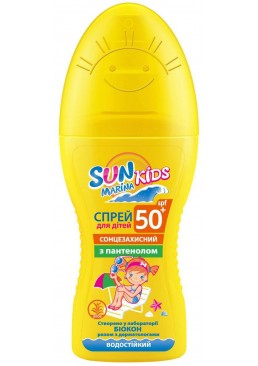 Сонцезахисний спрей для дітей Біокон SPF 50 Sun Marina Kids, 150 мл